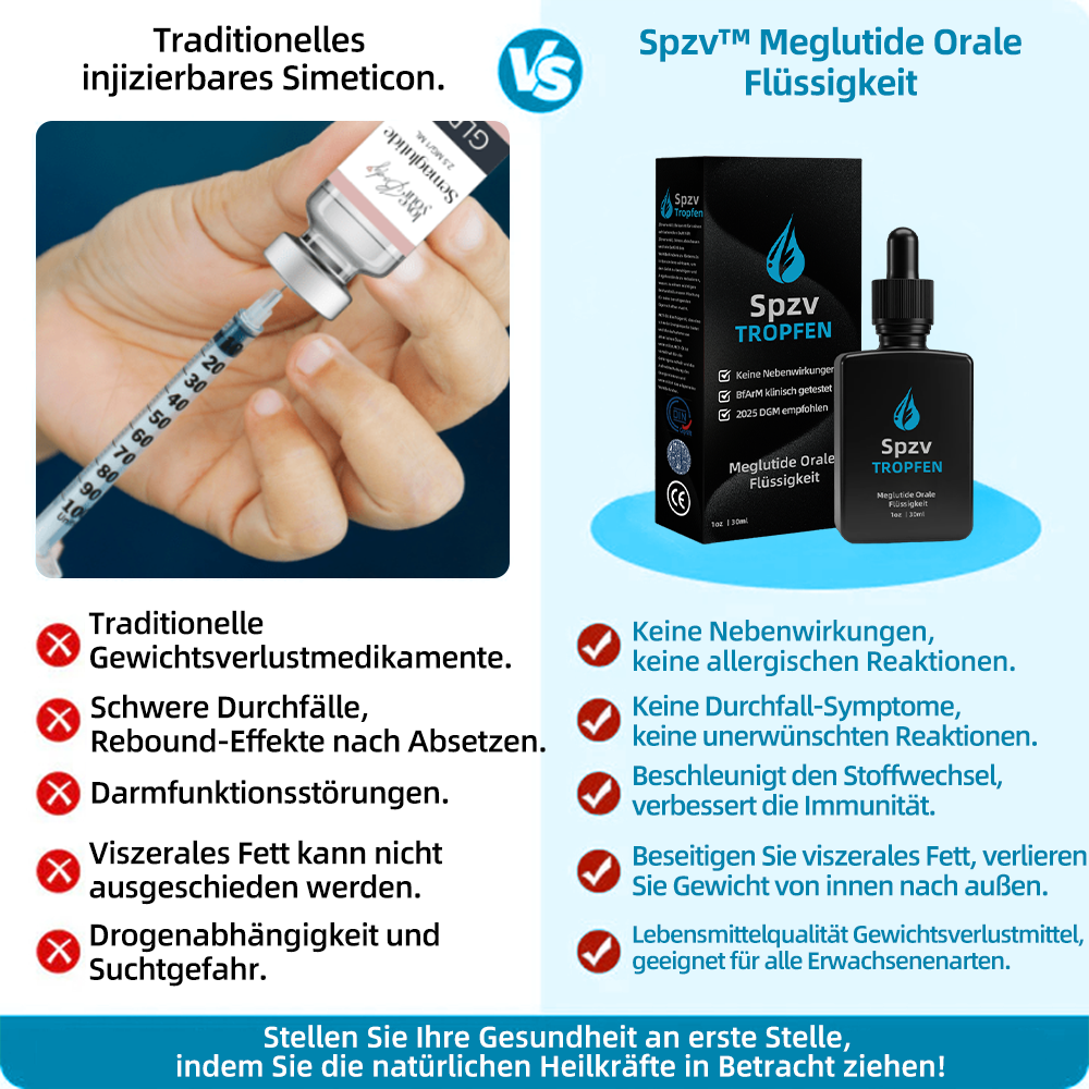 🔥BfArM und DGL-zertifizierte Meglutide Orale Flüssigkeit–🔥 Nur noch 3 Stück verfügbar! Extra 30 % Rabatt – letzter Tag! Verpasse nicht diese Chance, deine Körperform perfekt zu verändern!